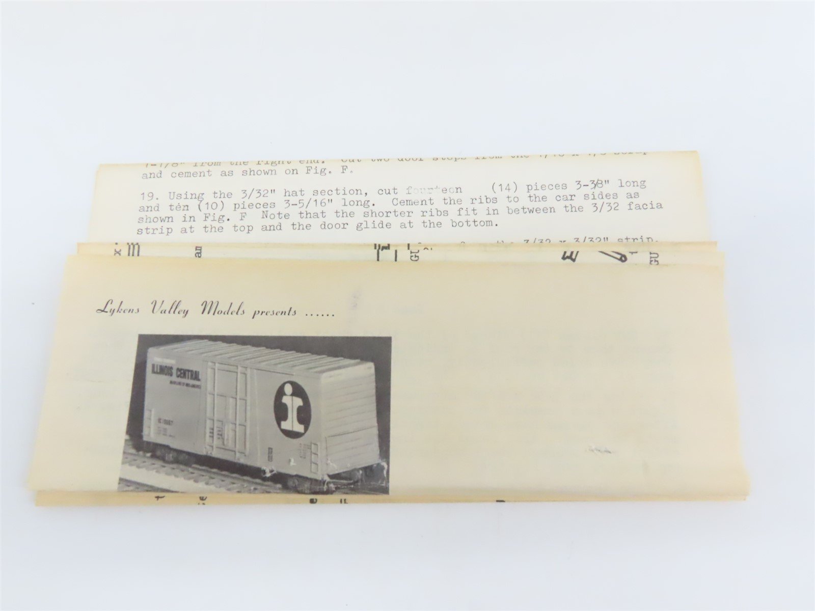 O Scale Lykens Valley LVM Craftsman Kit Undecorated CB&Q 40' Hi-Cube Box Car