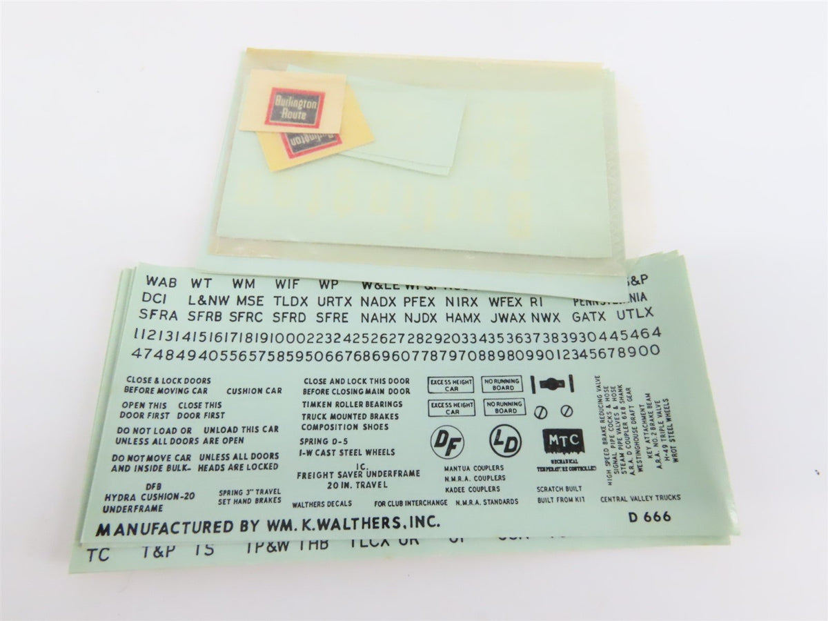 O Scale Lykens Valley LVM Craftsman Kit Undecorated CB&amp;Q 40&#39; Hi-Cube Box Car