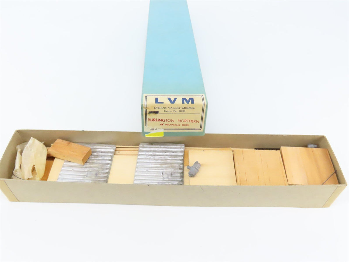 O Scale Lykens Valley LVM Craftsman Kit Undecorated 63&#39; Mech Reefer