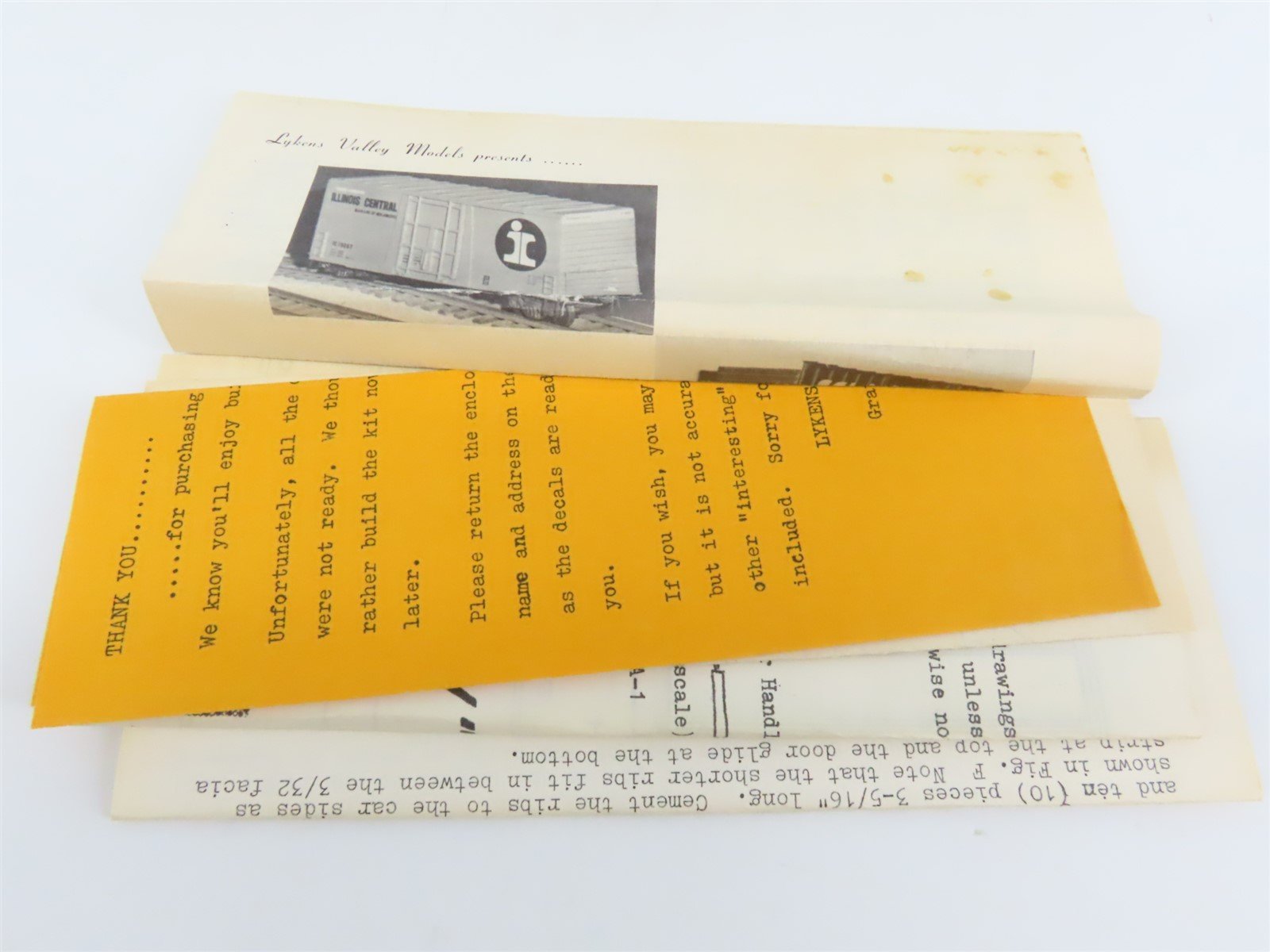 O Scale Lykens Valley LVM Craftsman Kit Undecorated SSW 40' Hi-Cube Box Car