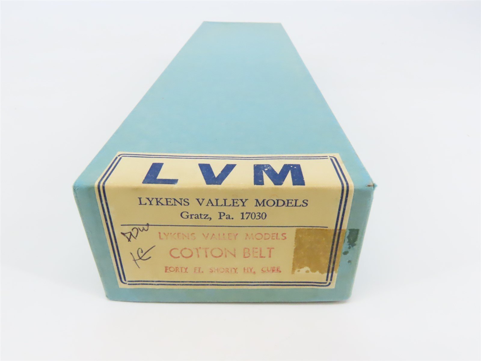 O Scale Lykens Valley LVM Craftsman Kit Undecorated SSW 40' Hi-Cube Box Car