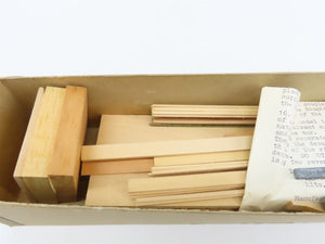 O Scale Lykens Valley LVM Craftsman Kit Undecorated B&O 50' Waffle-Side Box Car