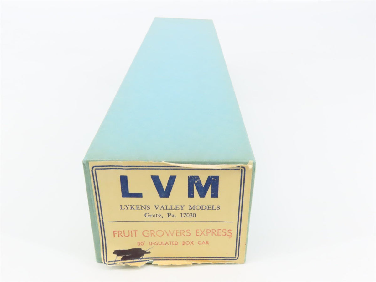 O Scale Lykens Valley LVM Craftsman Kit Undecorated FGE 50&#39; Insulated Box Car
