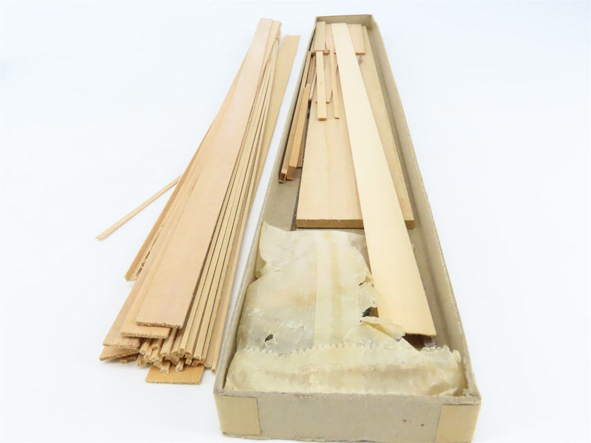 O Scale Lykens Valley LVM Craftsman Kit Undecorated SCL 58/70&#39; Bulkhead Flat Car