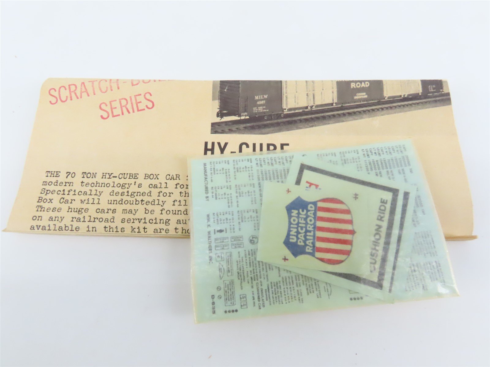 O Scale Lykens Valley LVM Craftsman Kit Undecorated UP 86' Hi-Cube Box Car