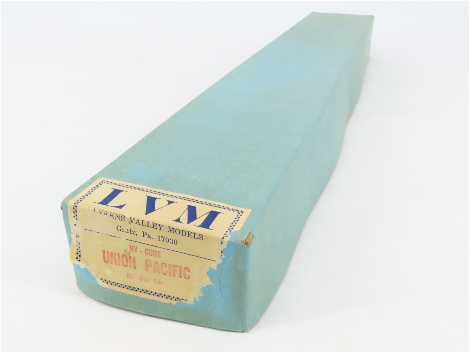 O Scale Lykens Valley LVM Craftsman Kit Undecorated UP 86' Hi-Cube Box Car