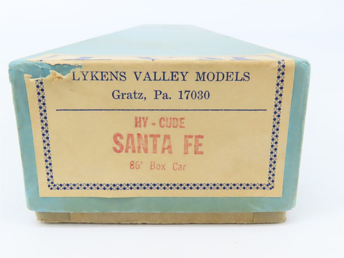 O Scale Lykens Valley LVM Craftsman Kit Undecorated ATSF 86&#39; Hi-Cube Box Car
