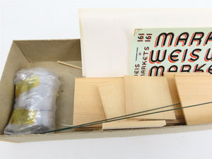 LOT of 4 O Scale Quality Craft Kit 521 Undecorated Weiss Markets 40' Trailer