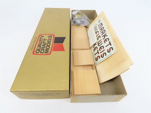 LOT of 4 O Scale Quality Craft Kit 521 Undecorated Weiss Markets 40' Trailer