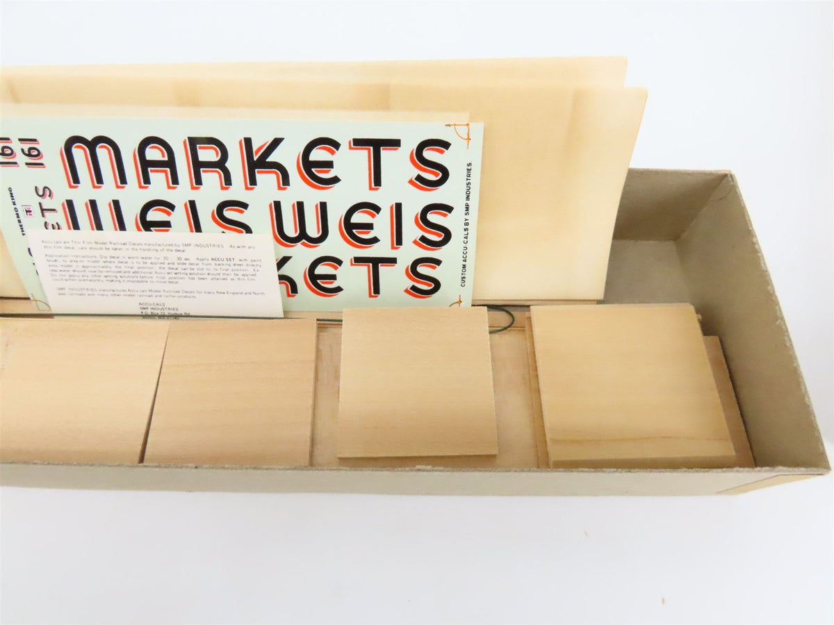 LOT of 4 O Scale Quality Craft Kit 521 Undecorated Weiss Markets 40&#39; Trailer