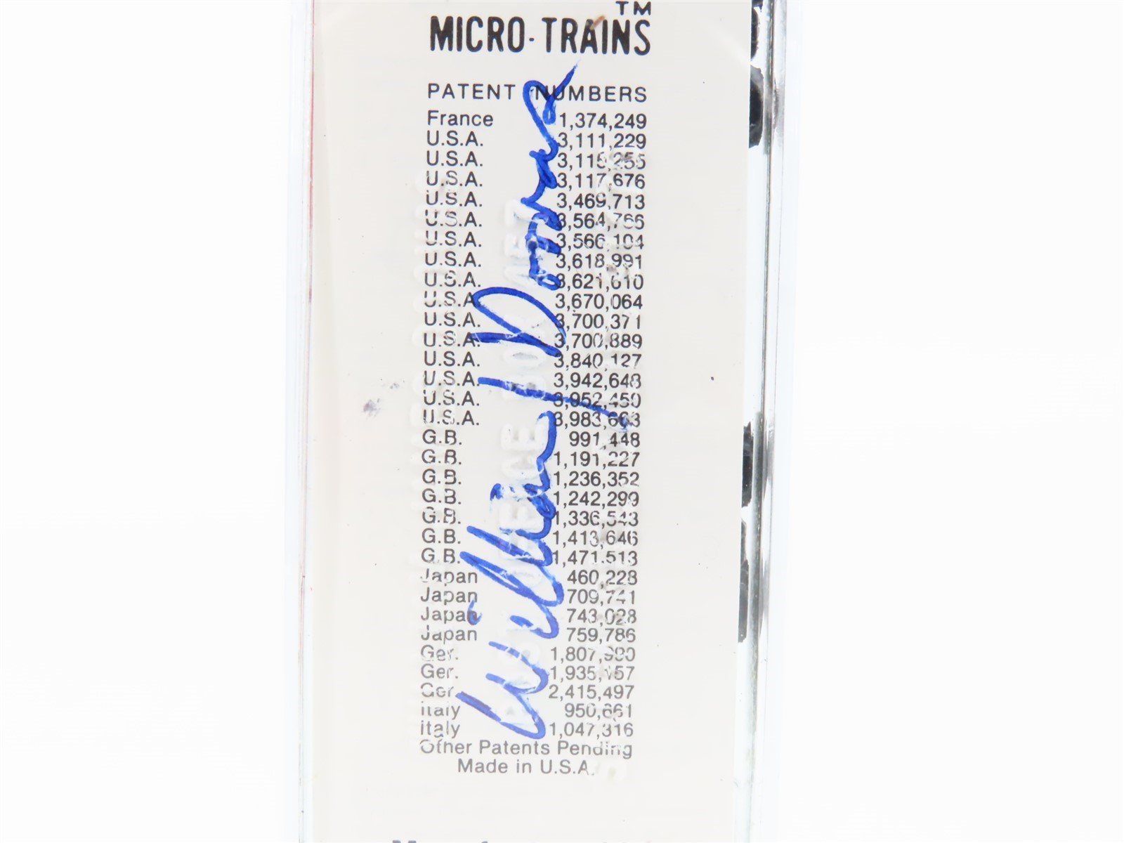 N Kadee Micro Trains MTL BSL 10th Anniversary Caboose SIGNED by William Doovas
