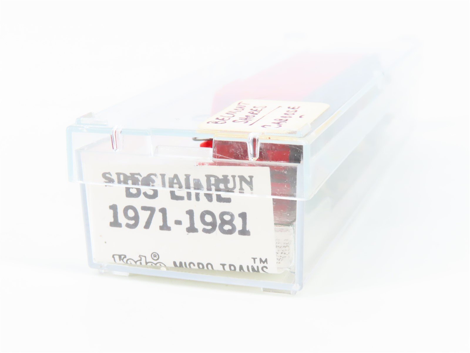 N Kadee Micro Trains MTL BSL 10th Anniversary Caboose SIGNED by William Doovas