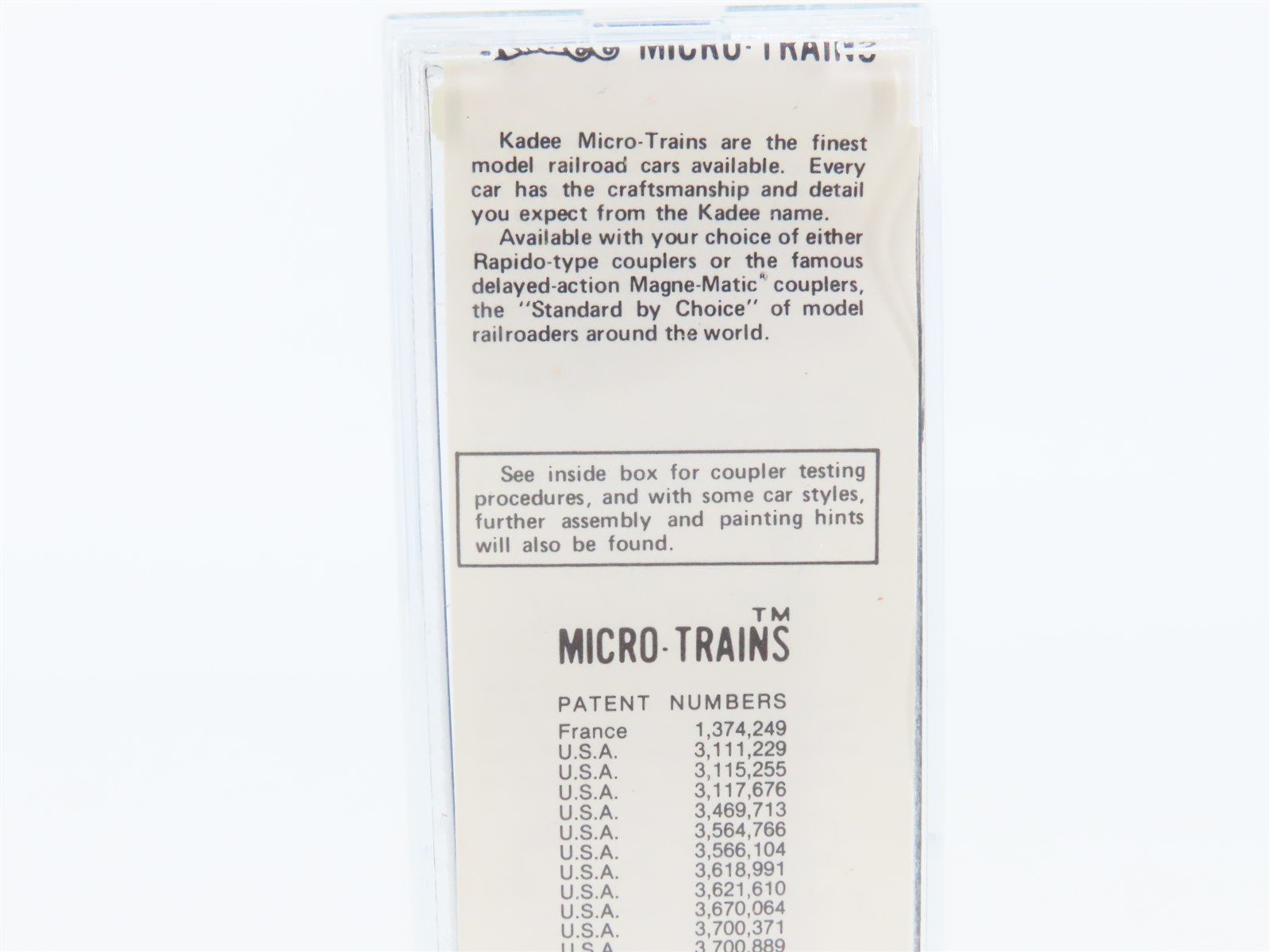 N Kadee Micro Trains MTL Special Run NMRAX NMRA Washington '82 Boxcar 71382