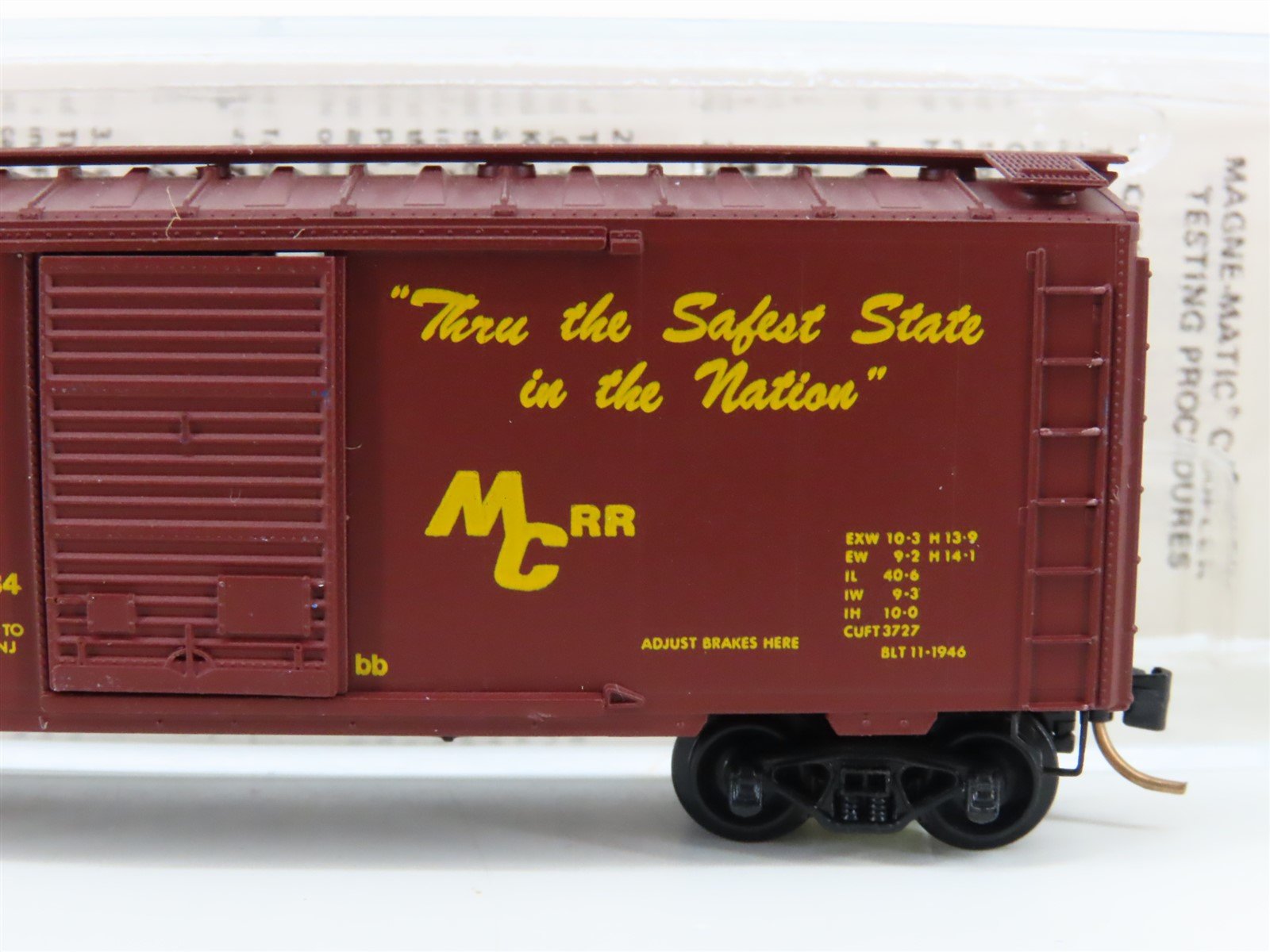 N Scale Kadee Micro Trains MTL BLW 48 MC Metropolitan N Gauge Club Boxcar MC1984