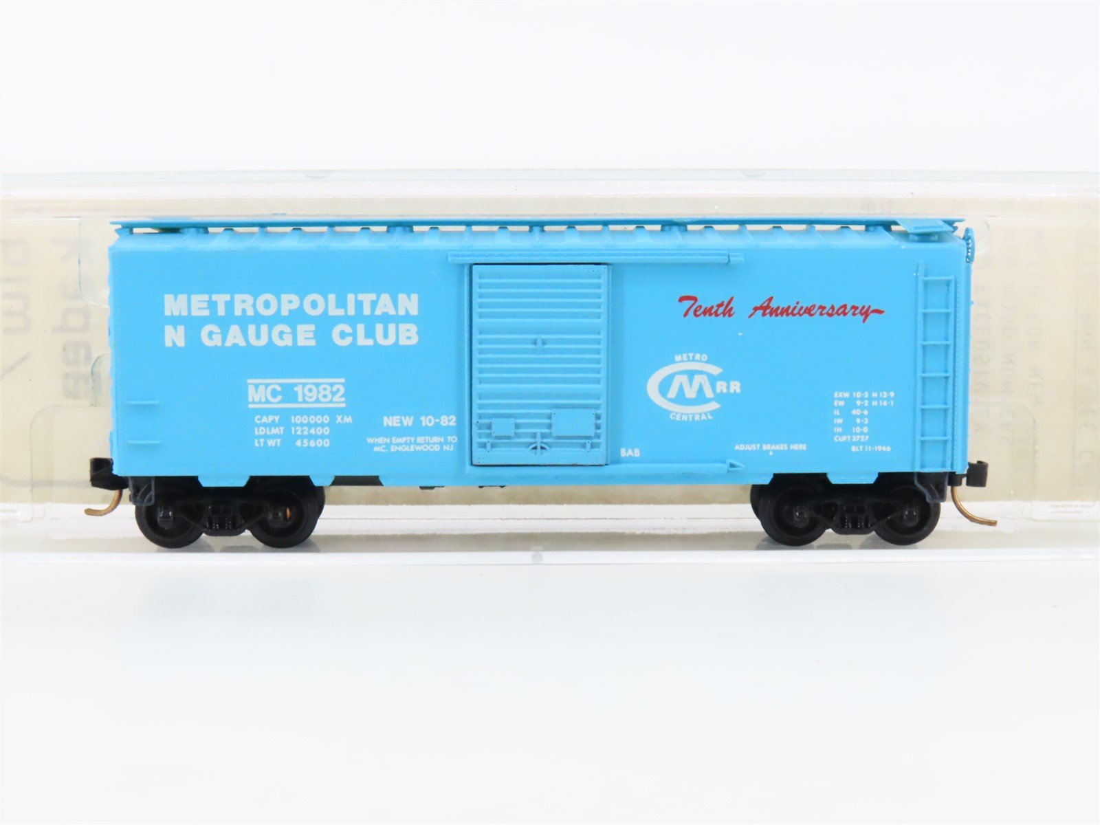 N Scale Kadee Micro Trains MTL BLW 48 MC N Gauge 10th Anniversary Boxcar 1982