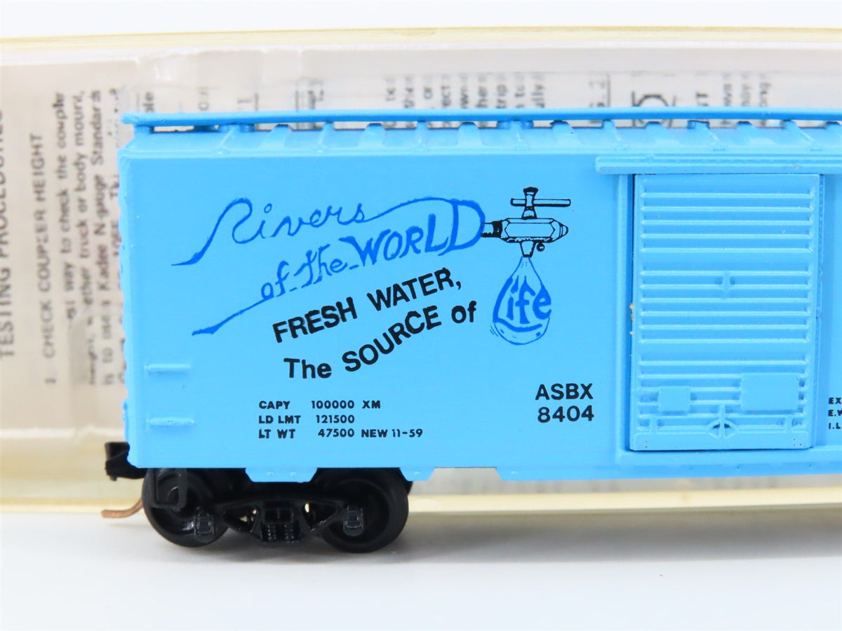 N Kadee Micro-Trains MTL AkSarBen ASBX 1984 Louisiana World Expo Boxcar 8404