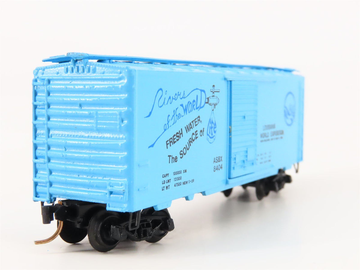 N Kadee Micro-Trains MTL AkSarBen ASBX 1984 Louisiana World Expo Boxcar 8404
