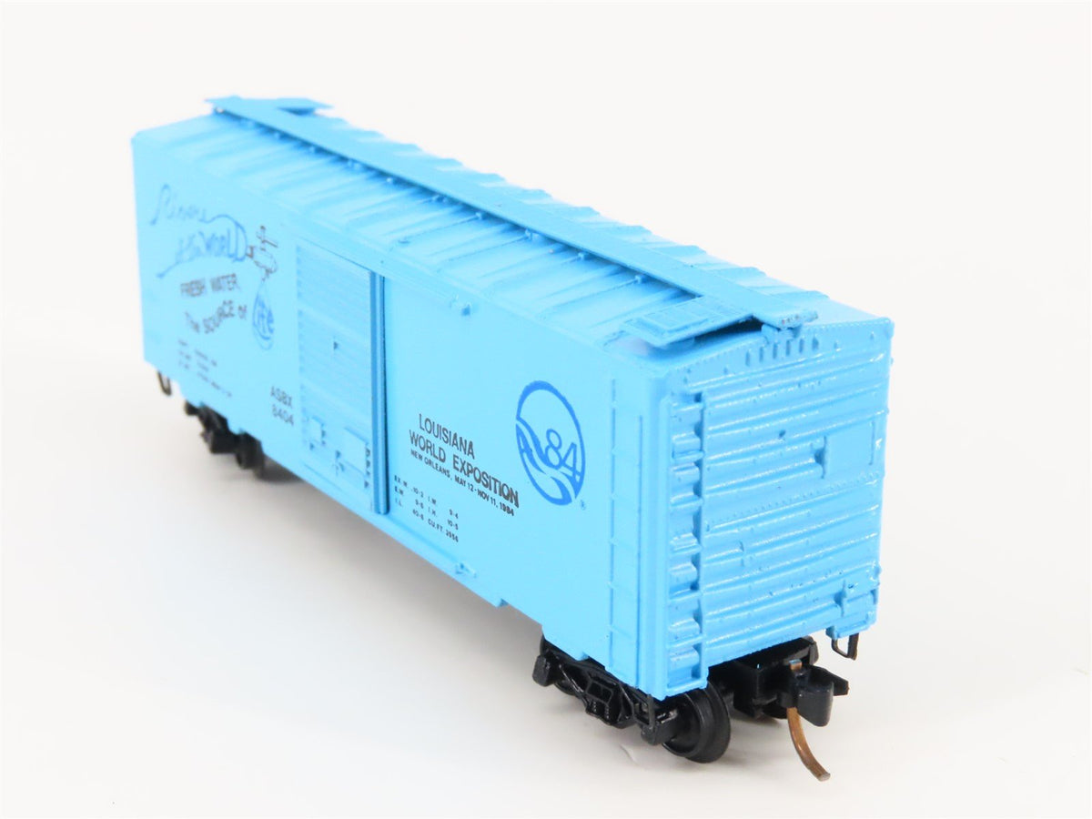 N Kadee Micro-Trains MTL AkSarBen ASBX 1984 Louisiana World Expo Boxcar 8404