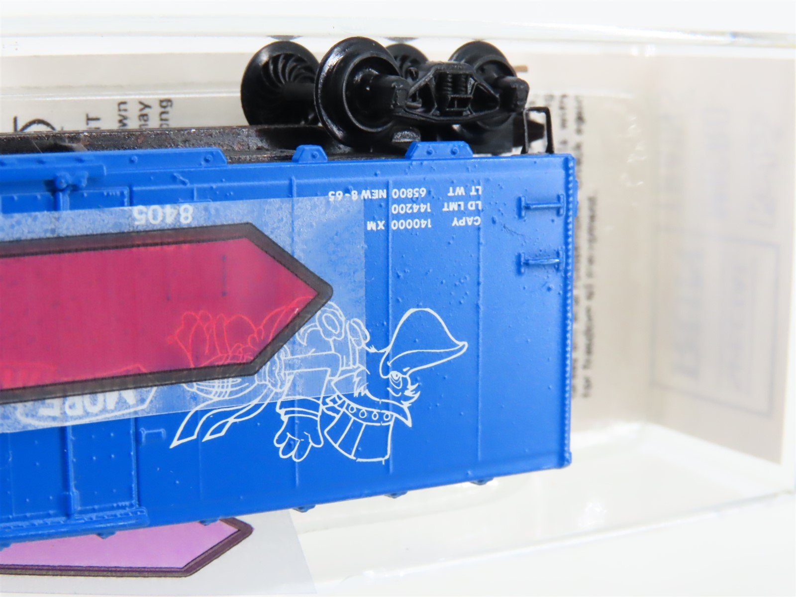 N Scale Kadee Micro-Trains MTL AkSarBen ASBX More In '84 World Expo Boxcar 8405