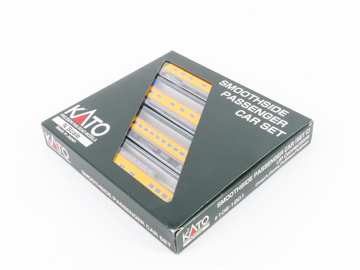 N Scale KATO #106-1201 UP Connections Smooth Side Passenger 4-Car Set C
