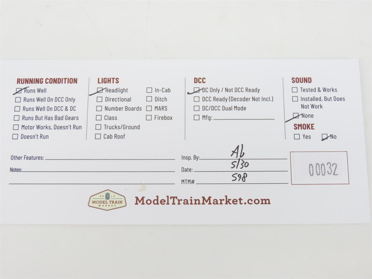 LOT of 2 HO Scale Athearn CNW Chicago Northwestern F7 A/B Diesel Locomotives