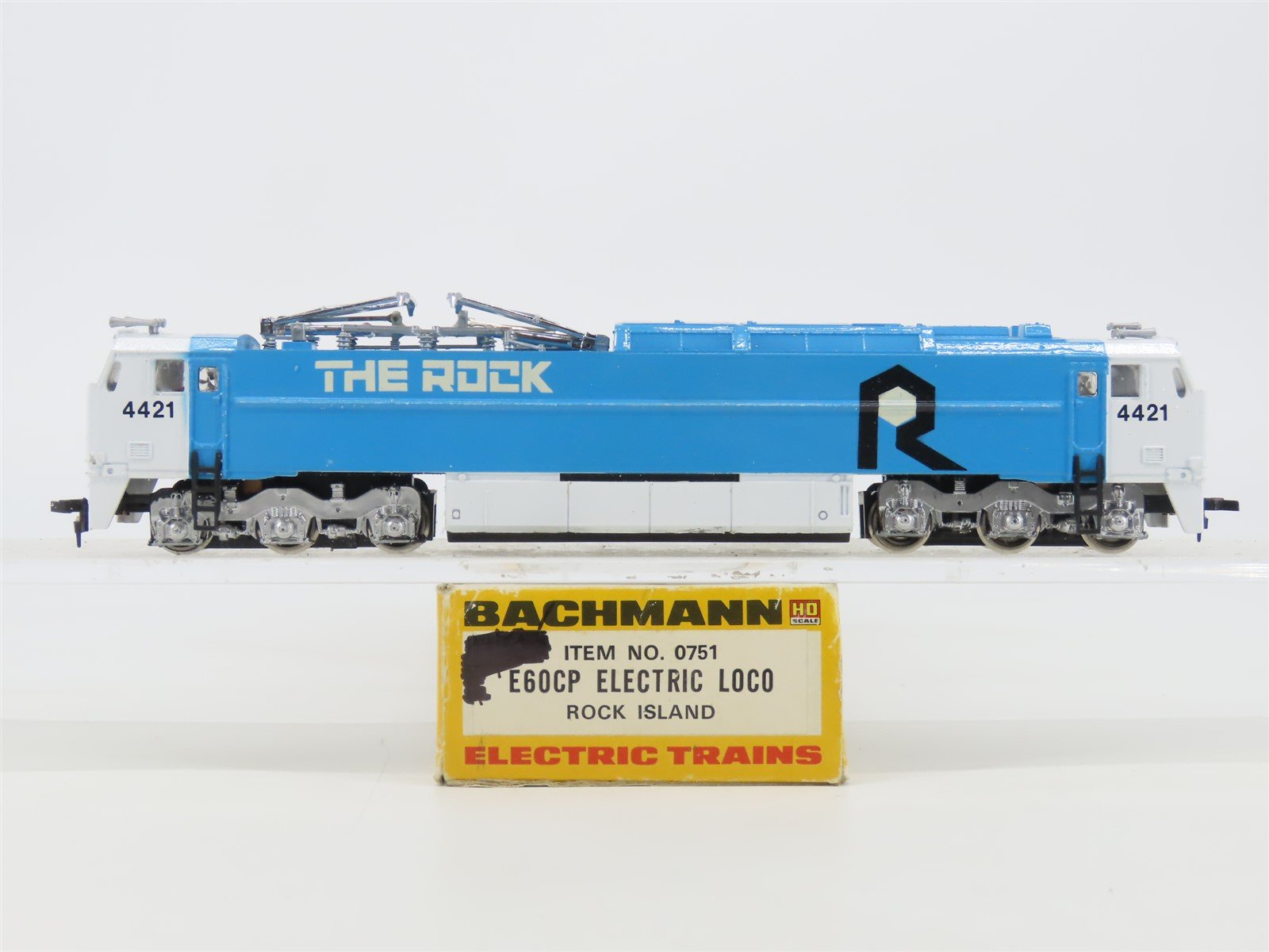 HO Scale Bachmann 0751 RI Rock Island E60CP Electric Locomotive #4421
