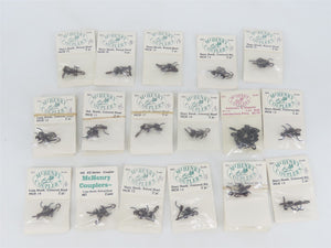 LOT of 10 HO Scale McHenry Long Shank Right Hand/Assorted Coupler Packs