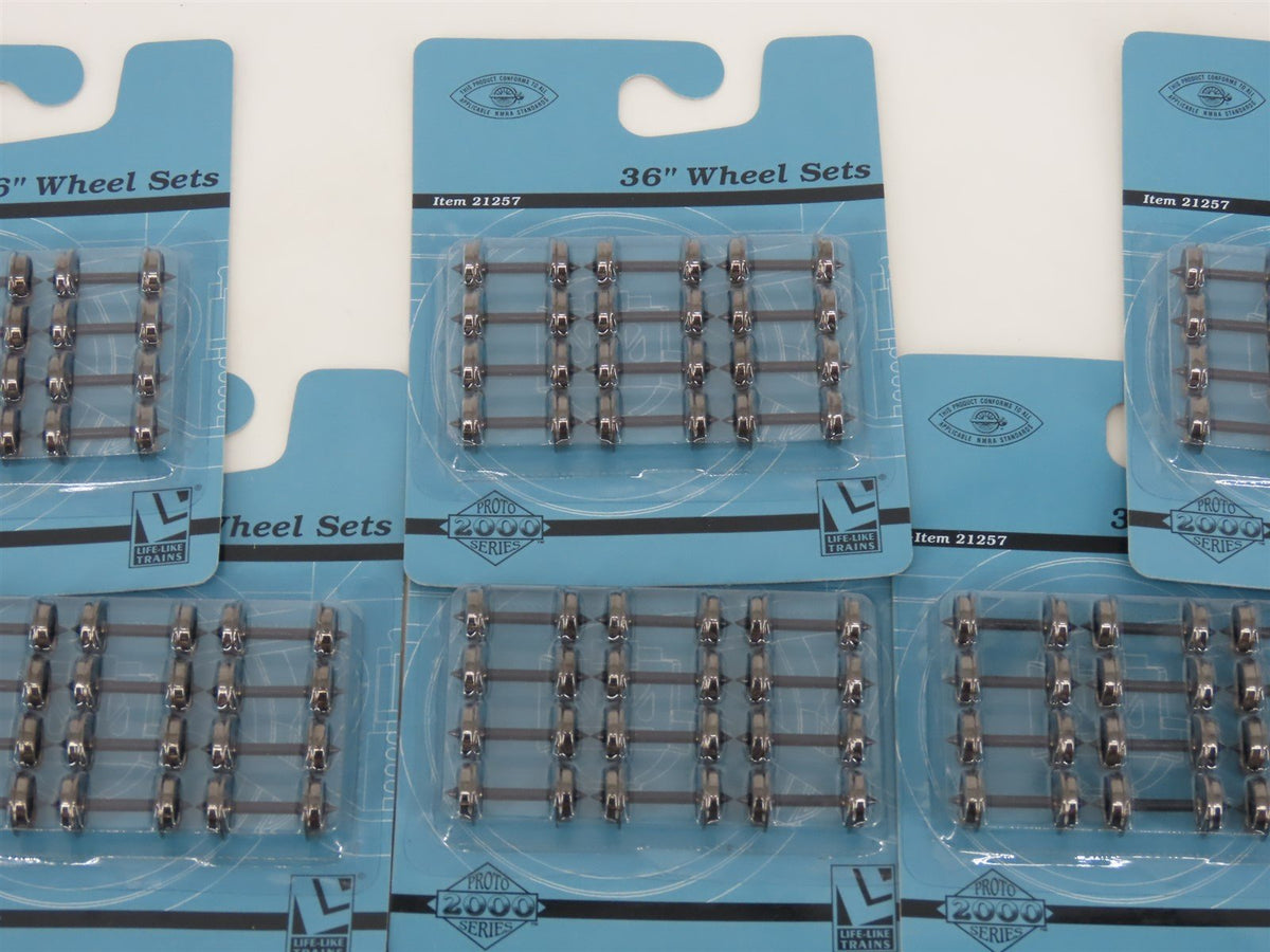 LOT of 18 HO Scale Proto 2000 21257 36&quot; Wheelset Sealed Packs