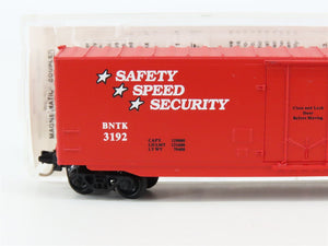 N Scale Micro Trains MTL Special Run BNTK Route 160 3 Star Service Boxcar 3192