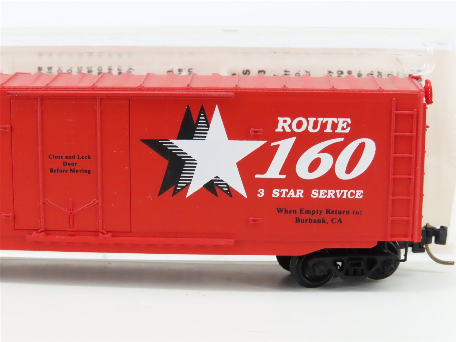 N Scale Micro Trains MTL Special Run BNTK Route 160 3 Star Service Boxcar 3192