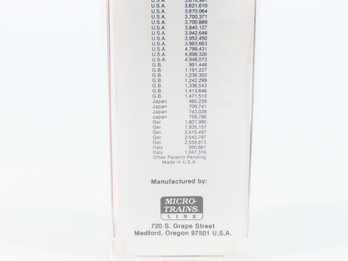 N Scale Micro Trains MTL Special Run BNTK Route 160 3 Star Service Boxcar 3192
