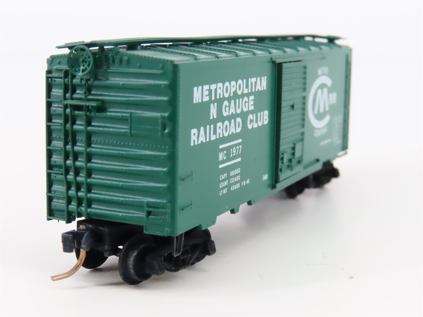 N Kadee Micro Trains MTL Special Run MC Metropolitan N Gauge RR Club Boxcar 1977