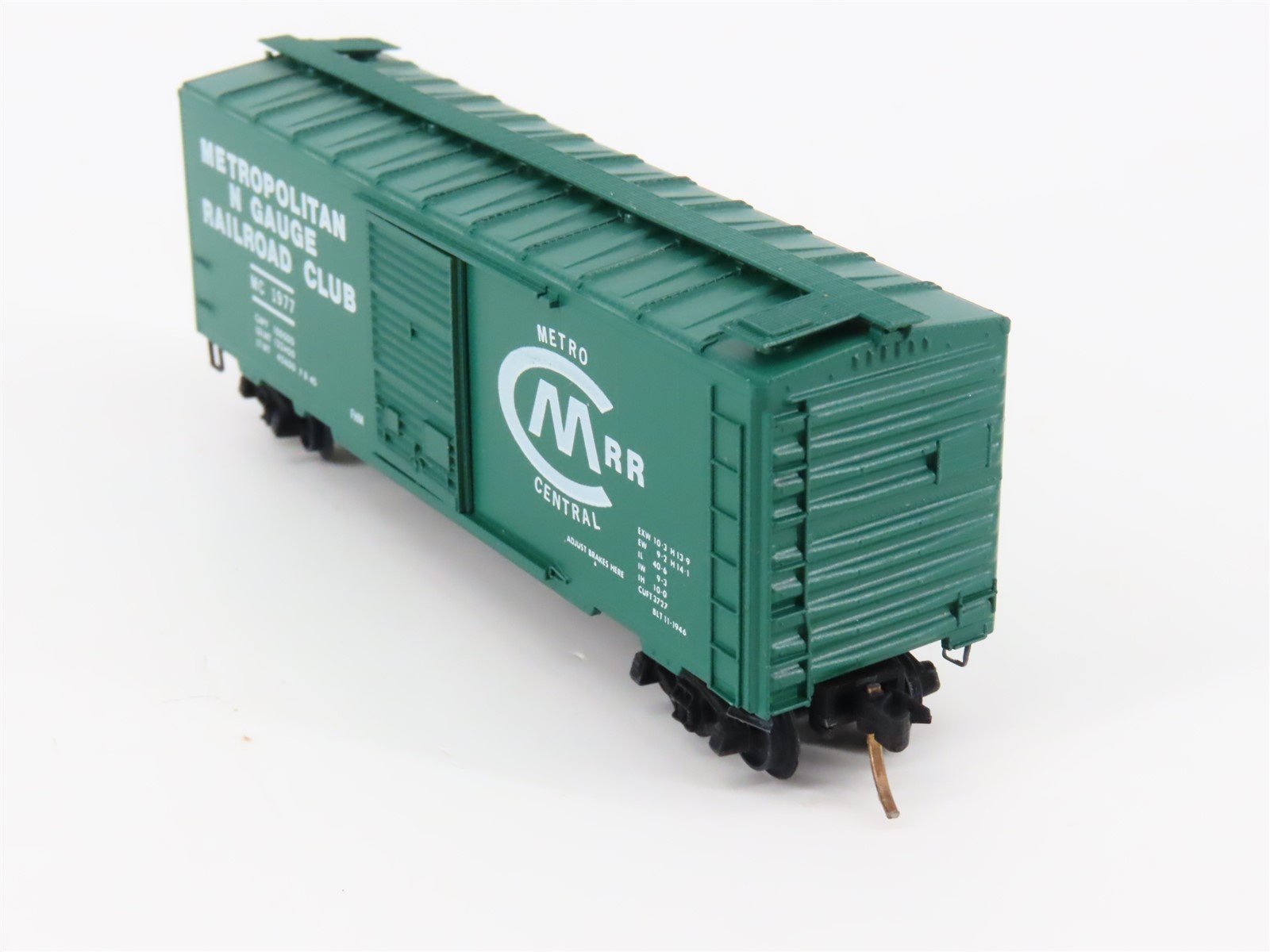 N Kadee Micro Trains MTL Special Run MC Metropolitan N Gauge RR Club Boxcar 1977