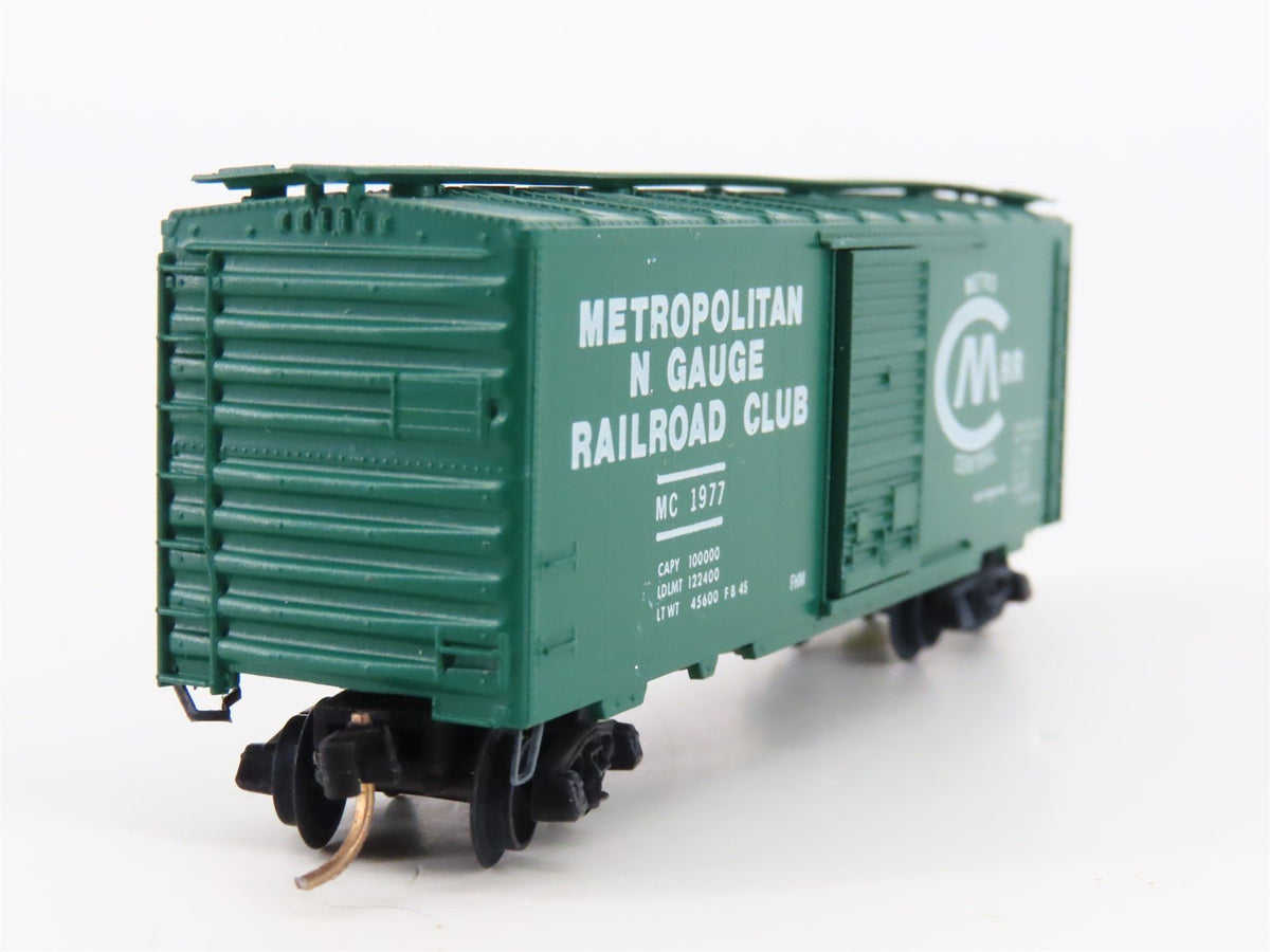 N Kadee Micro Trains MTL Special Run MC Metropolitan N Gauge RR Club Boxcar 1977