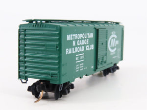 N Kadee Micro Trains MTL Special Run MC Metropolitan N Gauge RR Club Boxcar 1977
