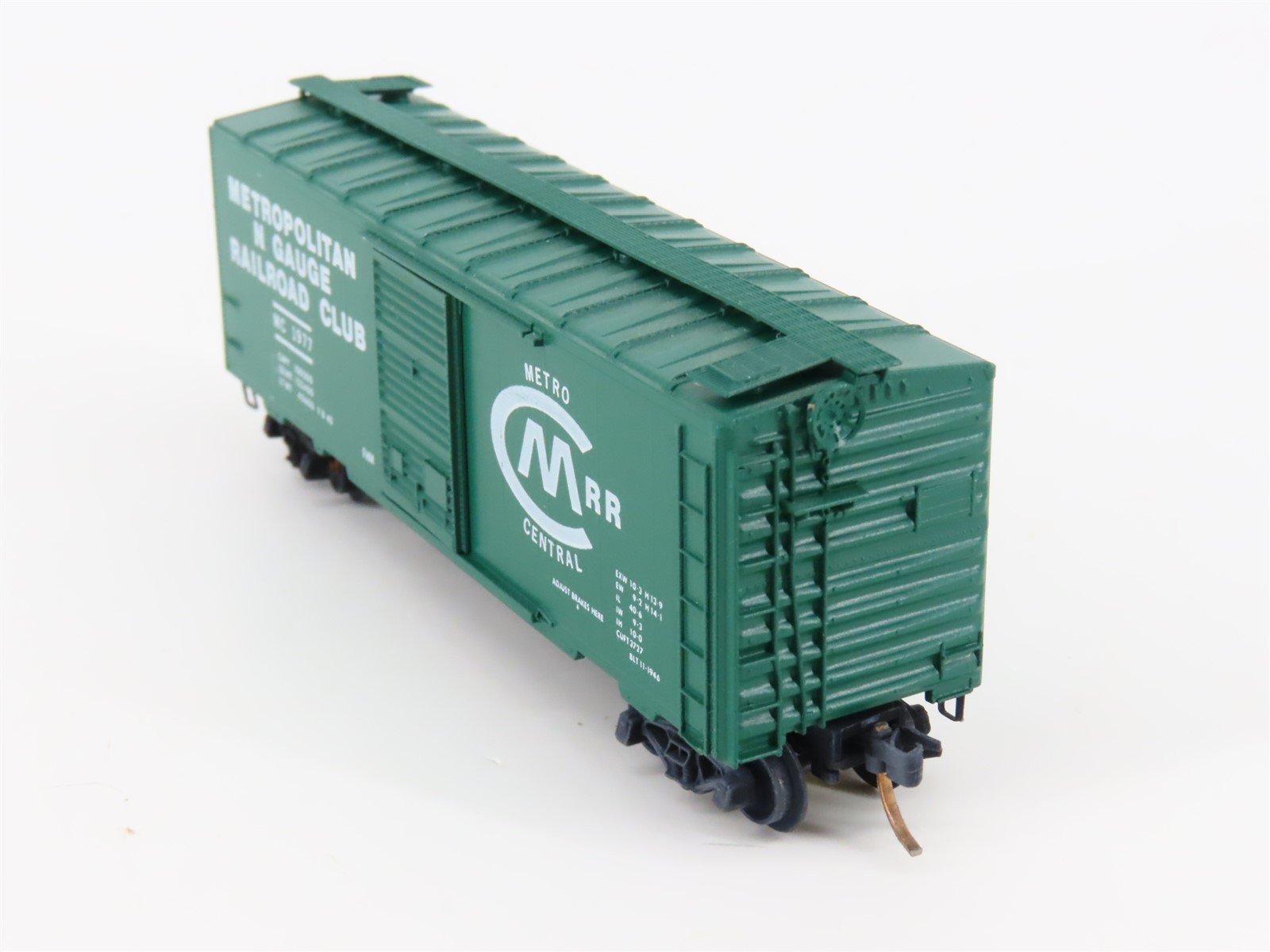 N Kadee Micro Trains MTL Special Run MC Metropolitan N Gauge RR Club Boxcar 1977