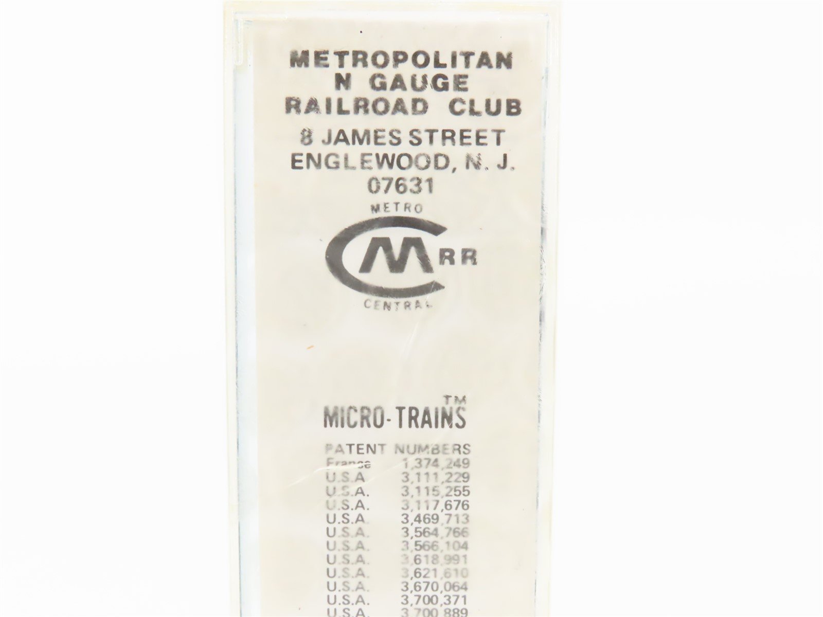 N Kadee Micro Trains MTL Special Run MC Metropolitan N Gauge RR Club Boxcar 1977