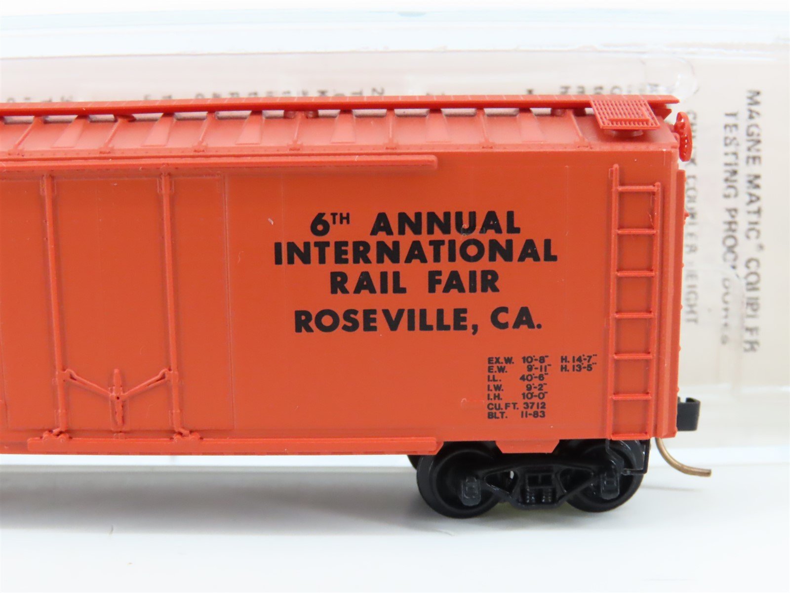 N Kadee Micro Trains MTL Special Run NGEX 6th Annual Rail Fair Roseville Boxcar