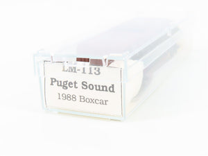 N Scale Kadee Micro Trains MTL LM-113 PSNS OWR&N Puget Sound N Scale Boxcar 1988