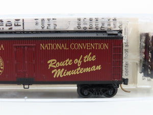 N Kadee Micro Trains MTL Special Run NMRA Route of the Minuteman Boxcar 1986