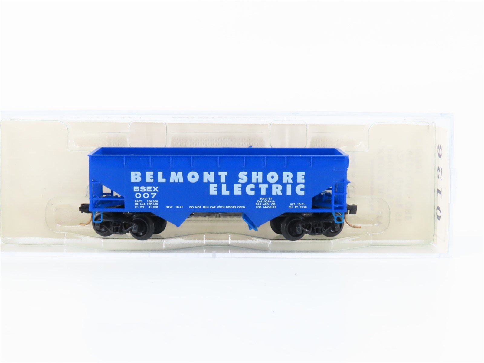 N Kadee Micro Trains MTL William Doovas BSEX Belmont Shore 2 Bay Hopper Signed