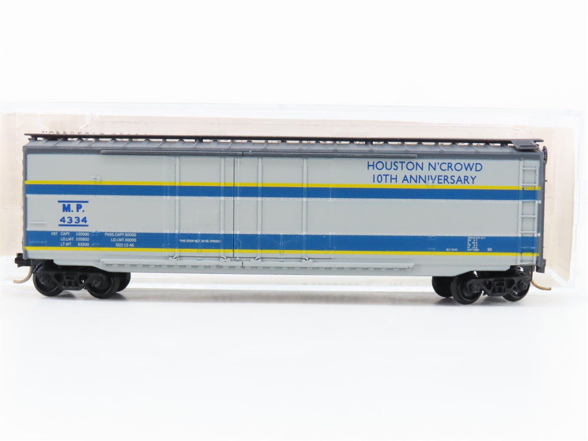 N Scale Kadee Micro-Trains MTL Special Run MP Houston N&#39;Crowd Box Car 4334