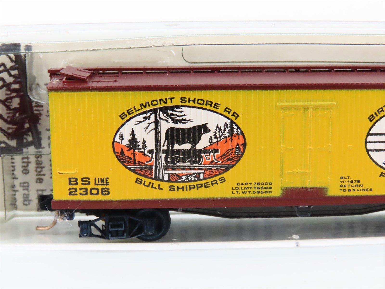 N Kadee Micro-Trains MTL Special Run NTRAK BS Line 1976 N Scale Meat Reefer 2306