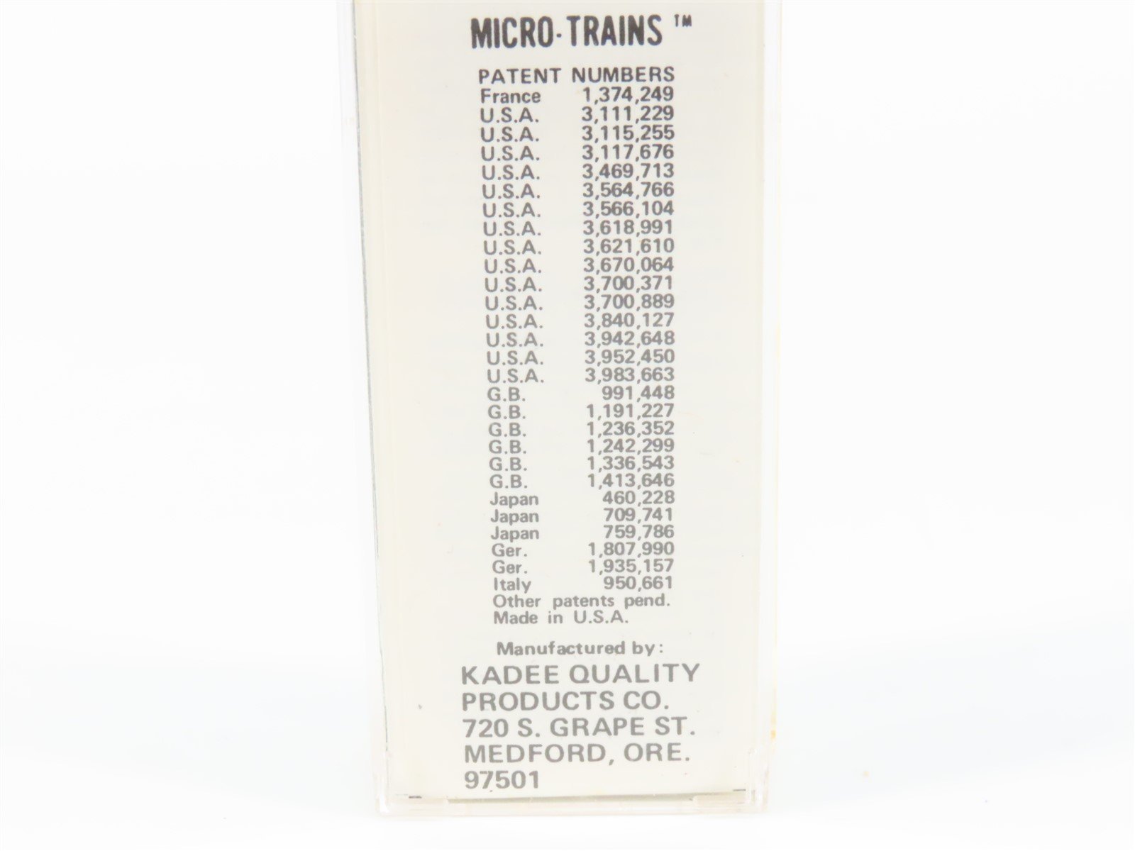 N Kadee Micro-Trains MTL Special Run NTRAK BS Line 1976 N Scale Meat Reefer 2306