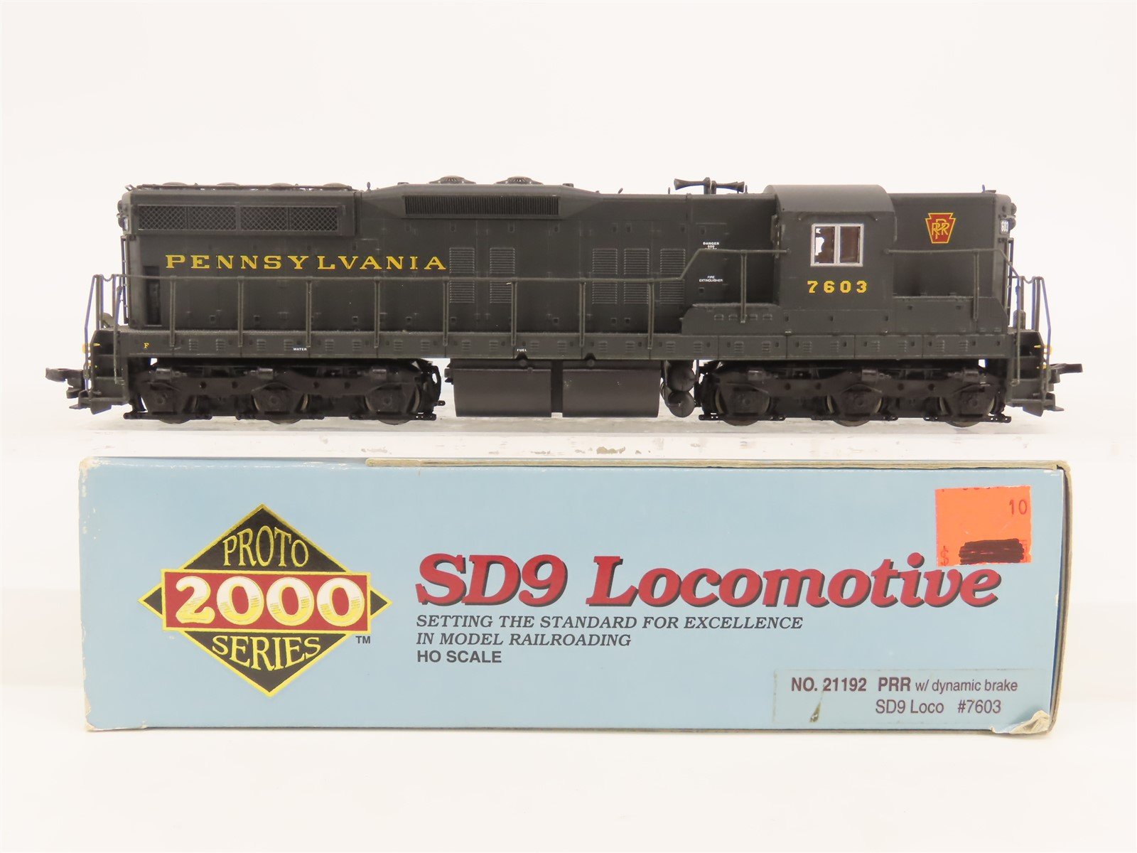 HO Scale Proto 2000 21192 PRR Pennsylvania SD9 Diesel Locomotive #7603