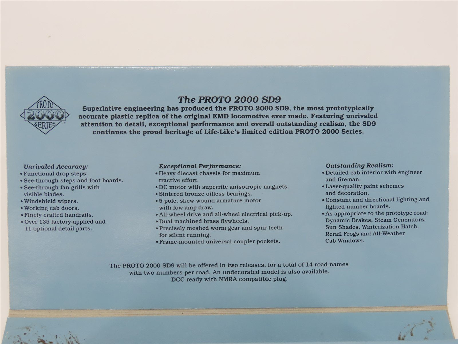 HO Scale Proto 2000 21192 PRR Pennsylvania SD9 Diesel Locomotive #7603