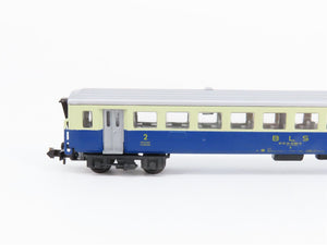 LOT of 2 N Scale Arnold BLS Bern-Lotschberg-Simplon 2nd Class Coach Passenger