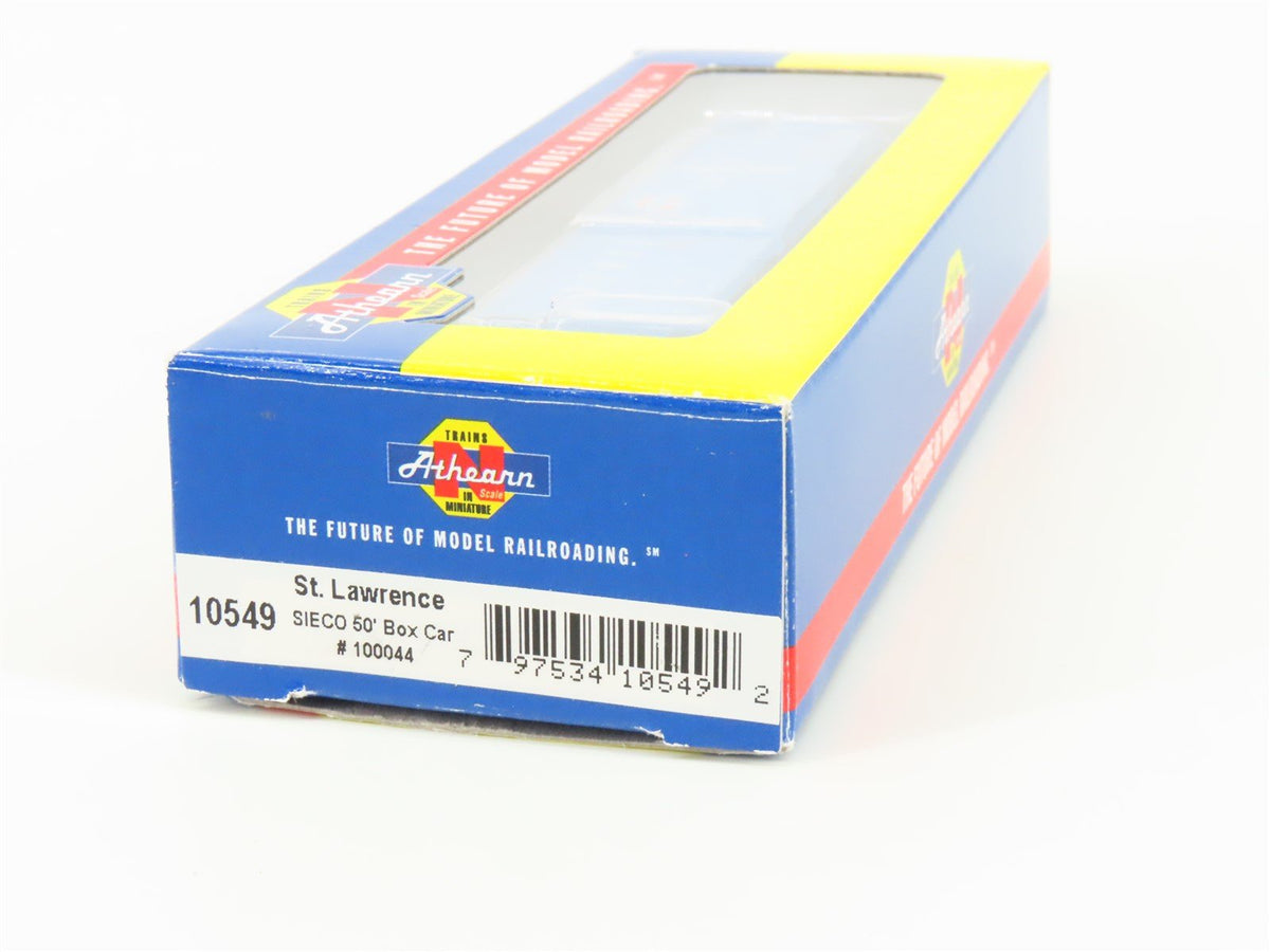 N Scale Athearn 10549 NSL St. Lawrence Railroad SIECO 50&#39; Box Car 100044