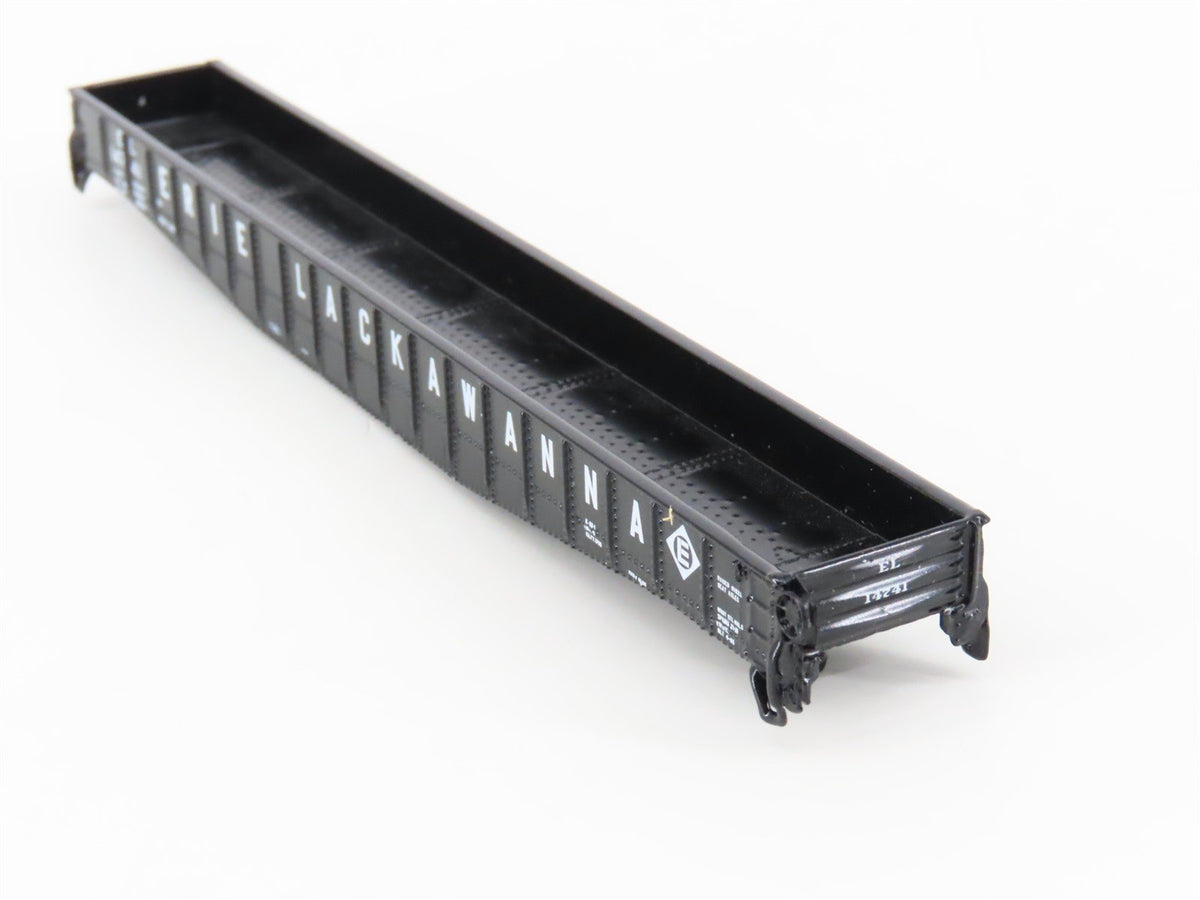 N Scale Athearn 11305 Die-Cast EL Erie Lackawanna 65&#39; Mill Gondola #14741