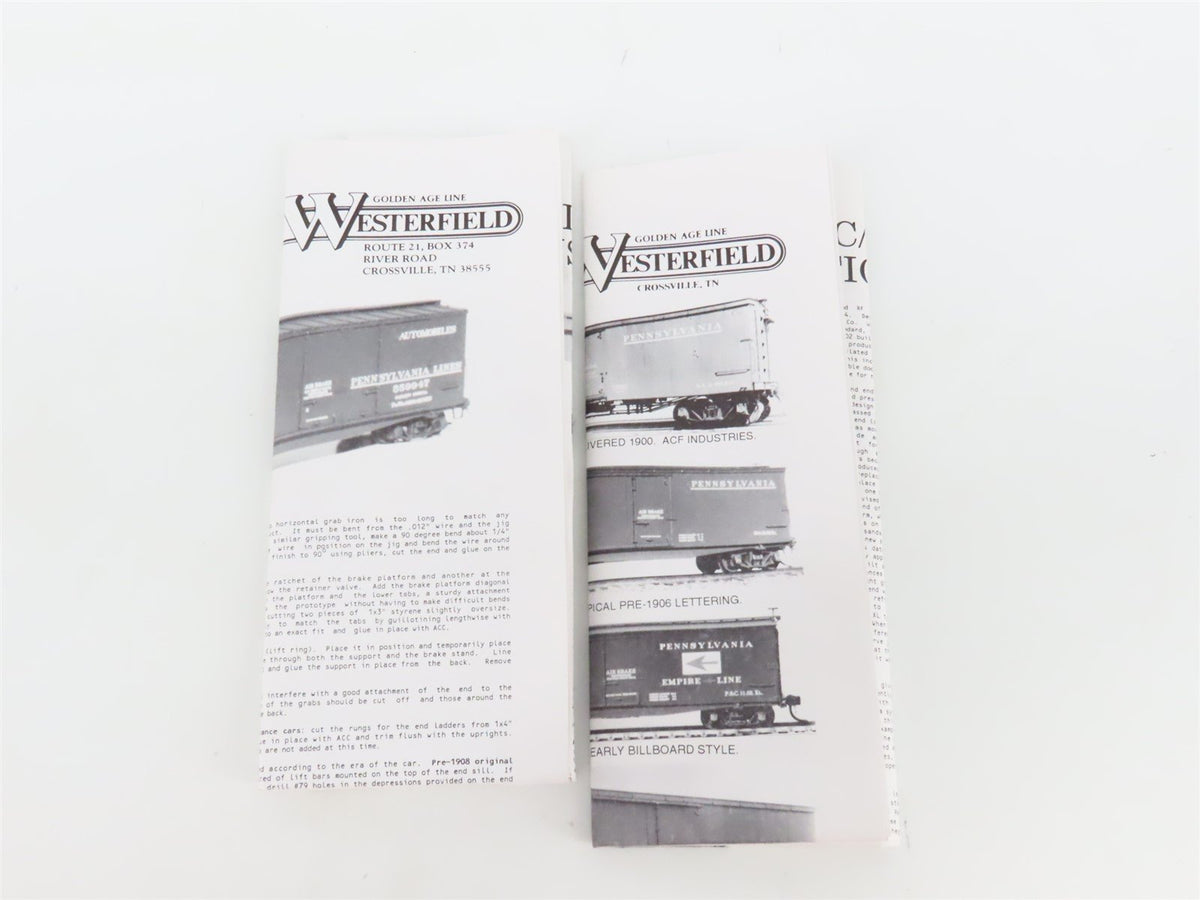 HO Scale Westerfield Kit #1355 PRR Pennsylvania Ventilated Box Car